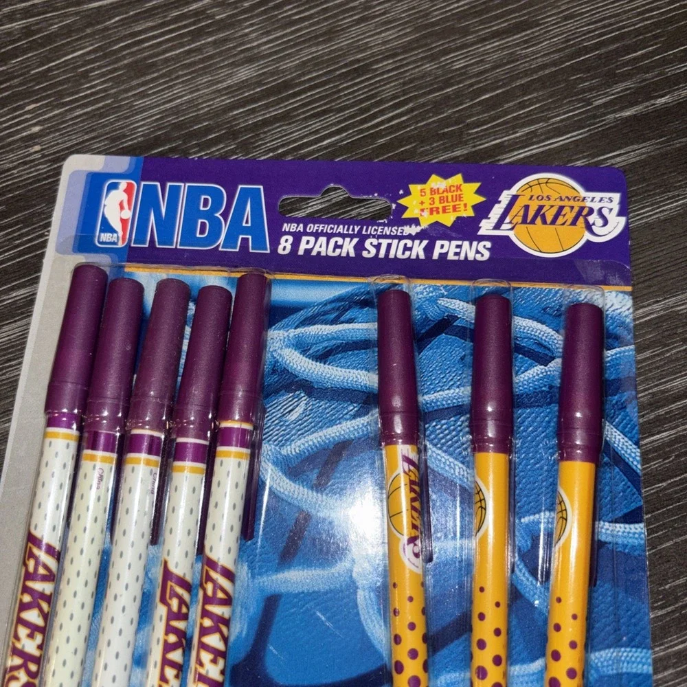 NBA‎ Los Angeles Lakers Lot of 8 Pack Inch Pens NIB